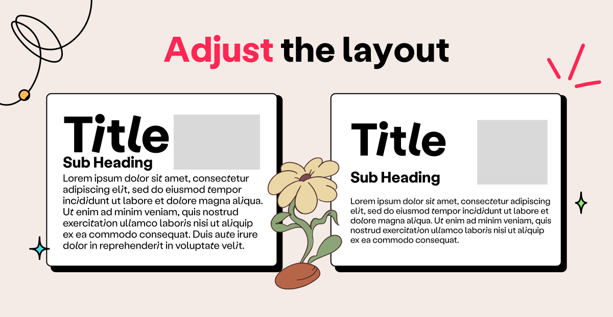 How to navigate trapped white space in graphic design