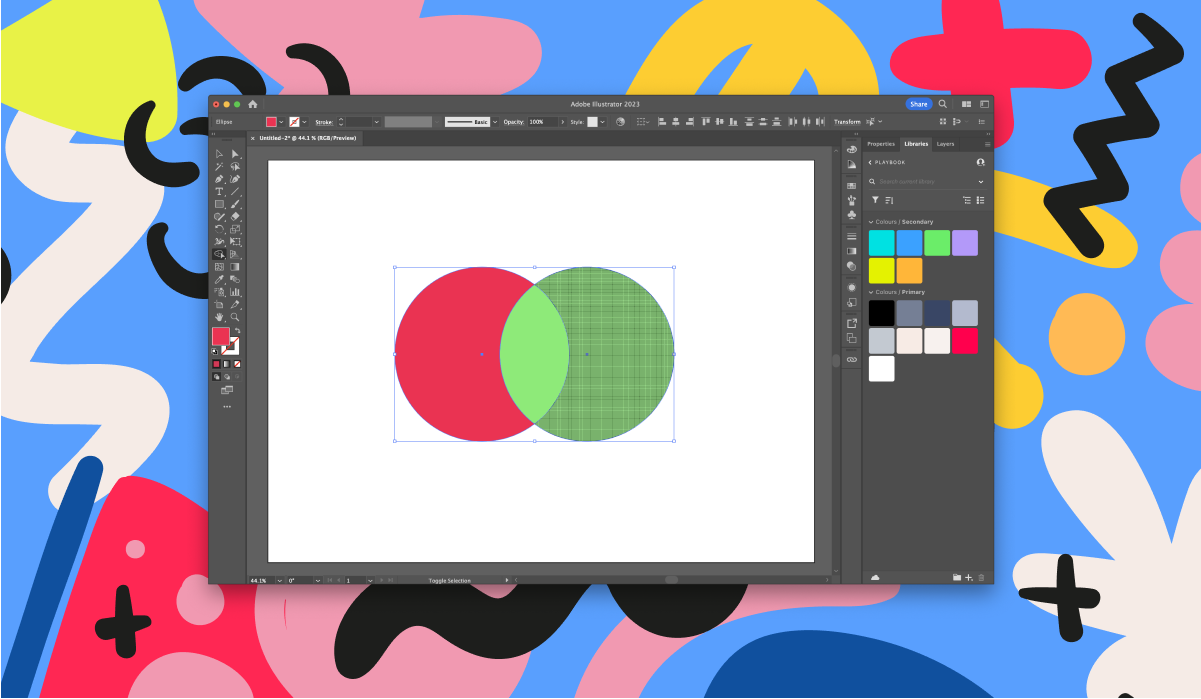 How to merge shapes in illustrator