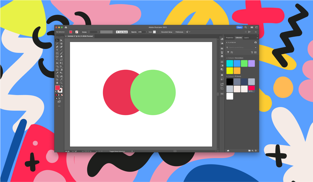 How to quickly create unique shapes using illustrator