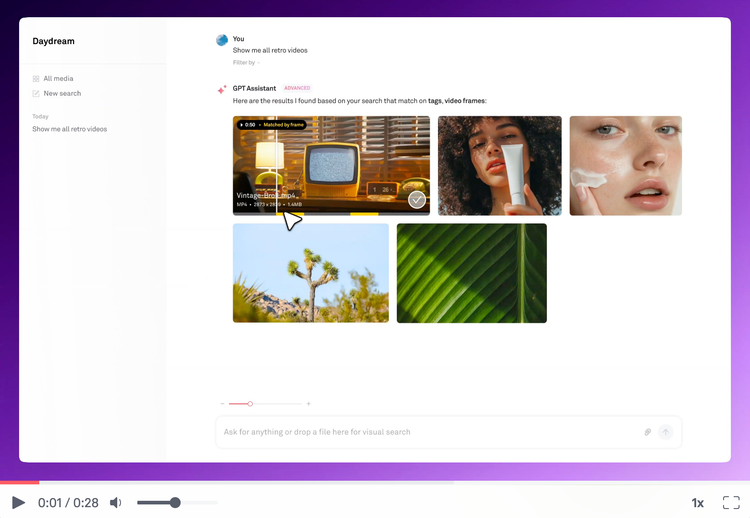 Finding that Shot from Memory: Introducing Multimodal Search for Production-Quality Video